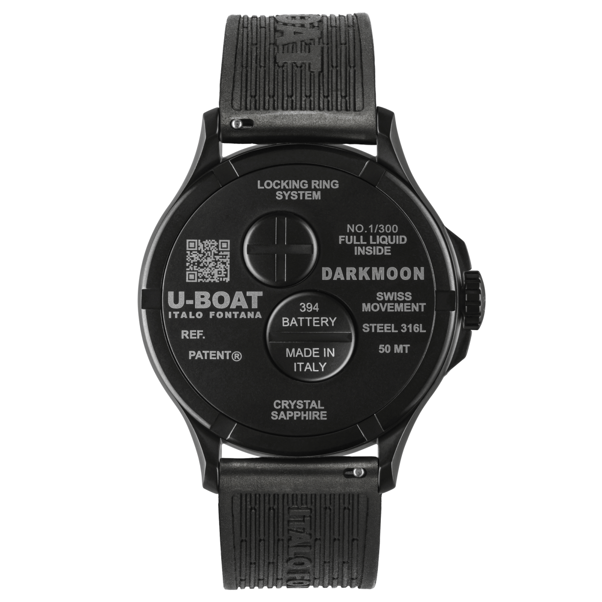 U-Boat Darkmoon 25° Blue Soleil PVD horloge 2028