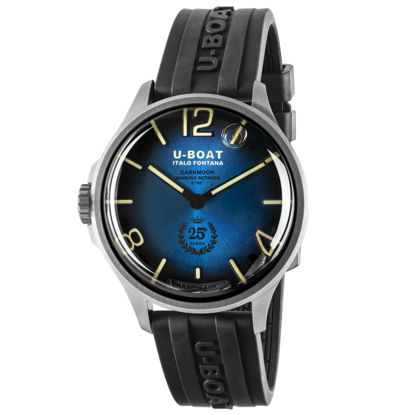 U-Boat Darkmoon 25° Blue Soleil SS horloge 2029