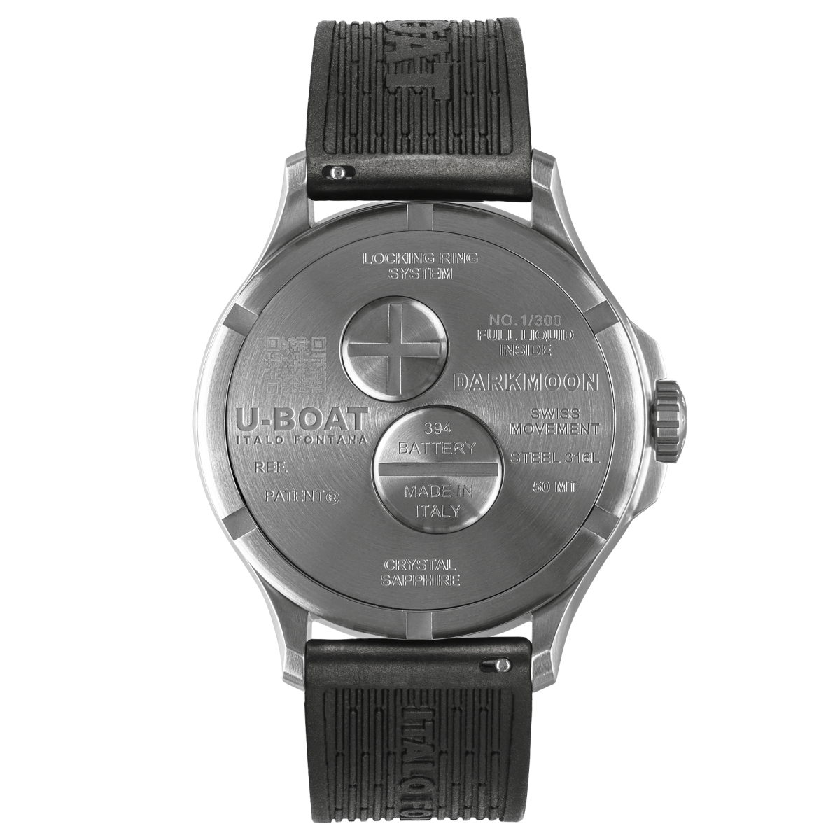 U-Boat Darkmoon 25° Green Soleil SS horloge 2031