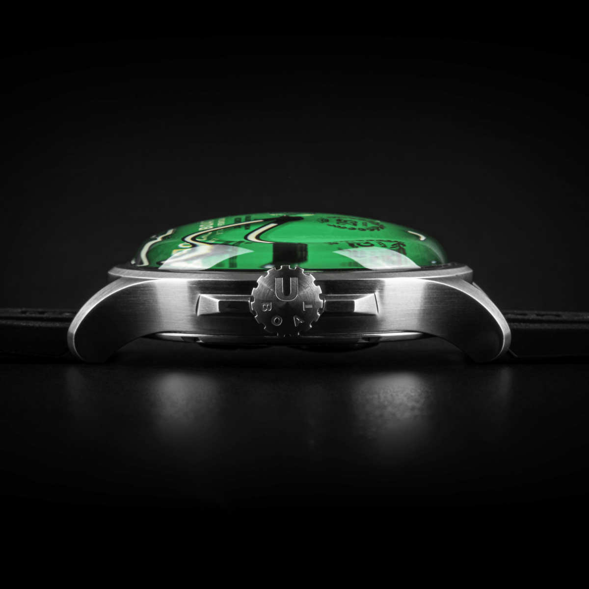 U-Boat Darkmoon 25° Green Soleil SS horloge 2031