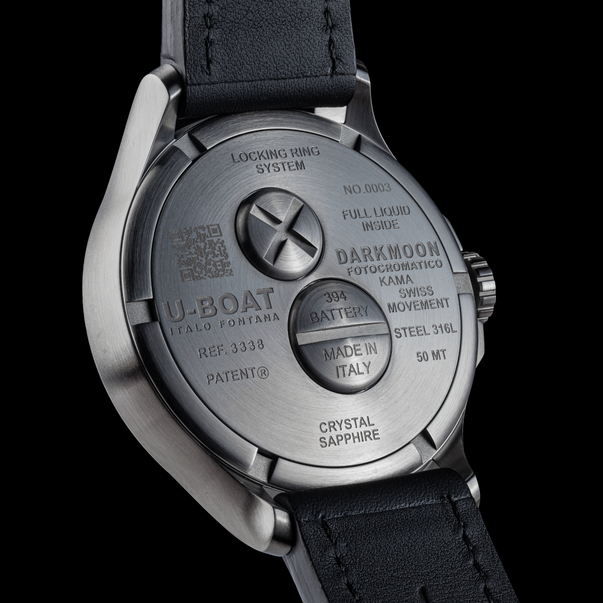 U-Boat Darkmoon Kama SS Grey horloge 3338