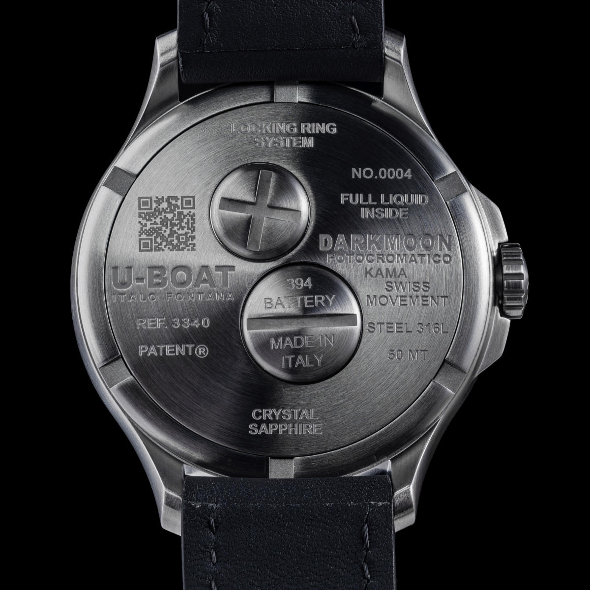 U-Boat Darkmoon Kama SS Blue horloge 3340
