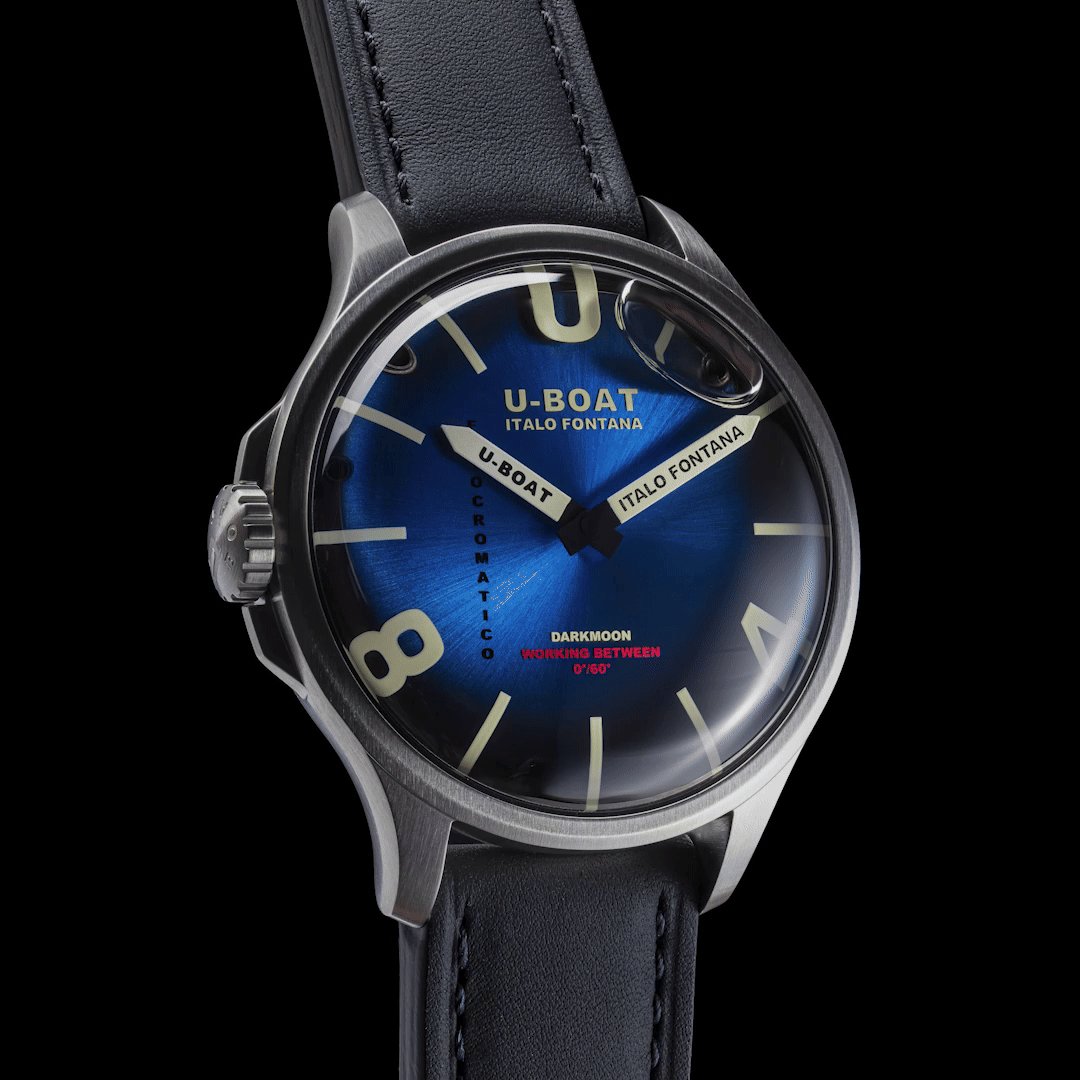 U-Boat Darkmoon Kama SS Blue horloge 3340