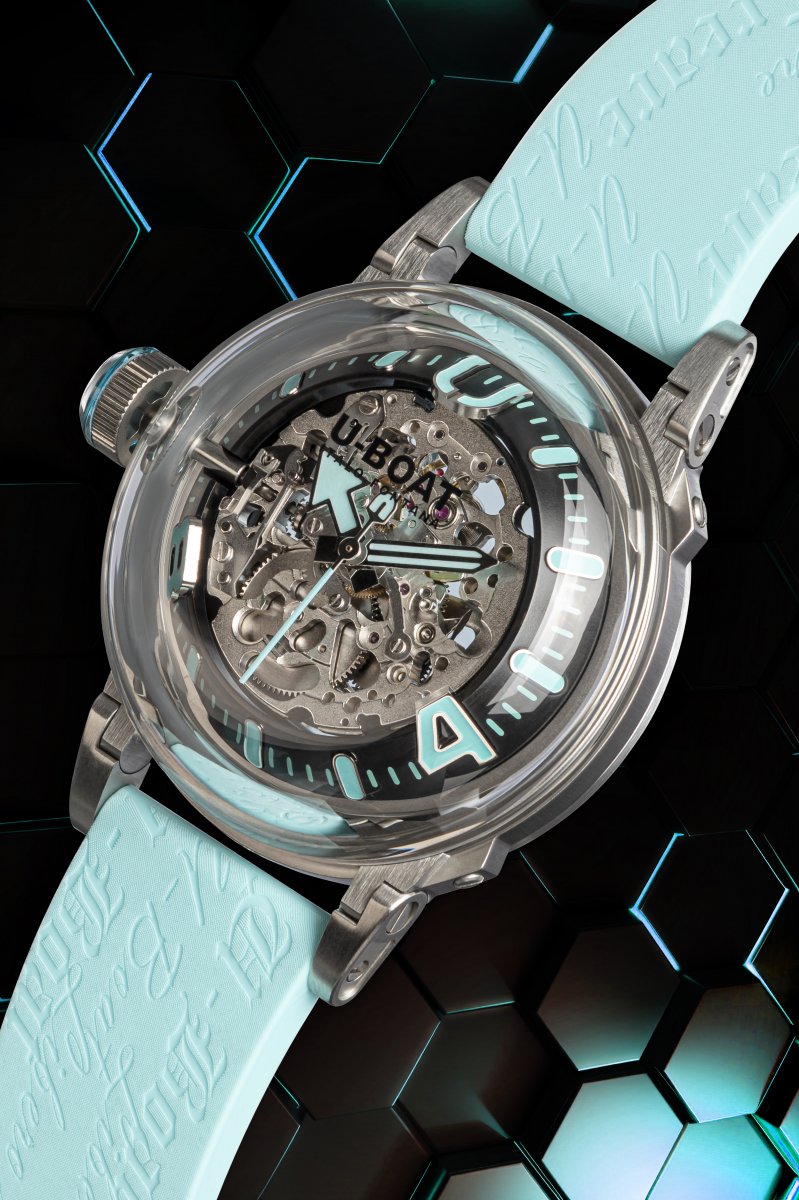 U-Boat U-65 automatic horloge 44mm SS Turquoise 3345