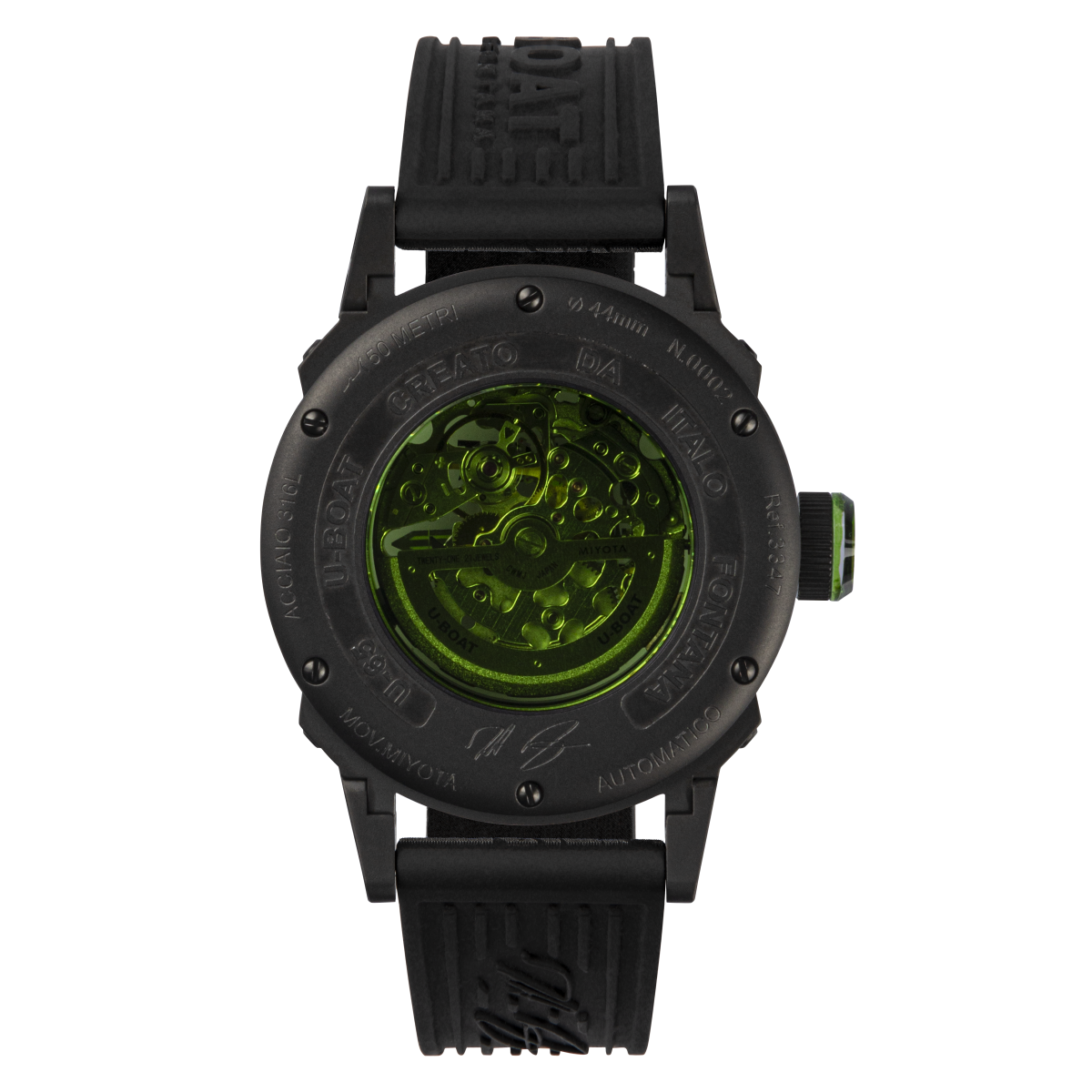 U-Boat U-65 automatic horloge 44mm PVD Green 3347