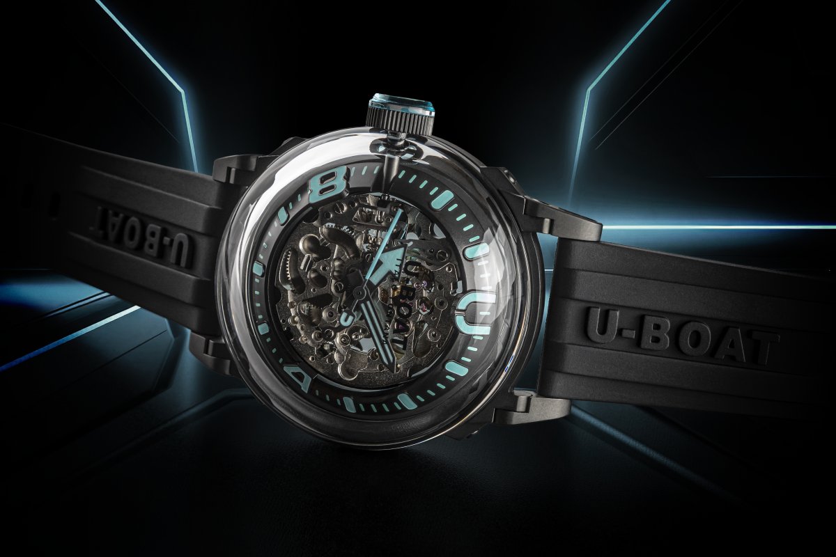 U-Boat U-65 automatic horloge 44mm PVD Turquoise 3348