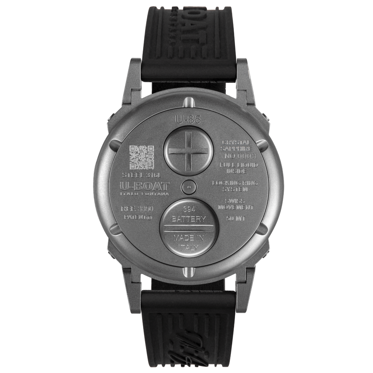 U-Boat U-65 horloge 44MM SS Green 3350