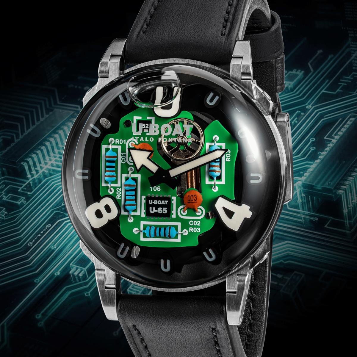 U-Boat U-65 Tek SS horloge 3364