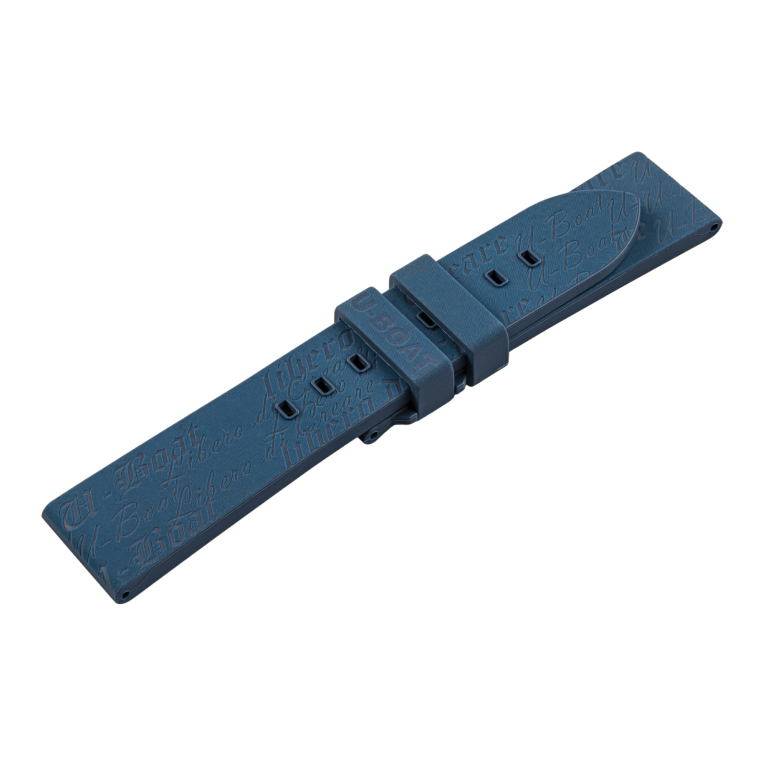 U-BOAT HORLOGEBAND LIBERO DI CREARE 22/20 BLUEVELVET QUICK RELEASE 3955/Z