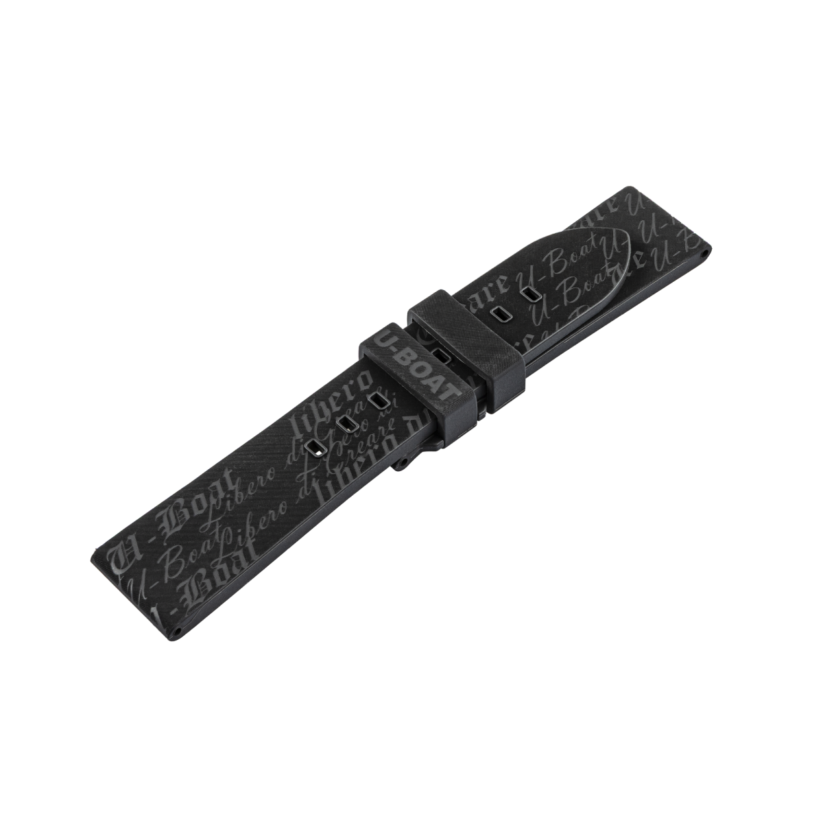 U-BOAT HORLOGEBAND LIBERO DI CREARE 22/20 BKVELVET U-65 3999/Z