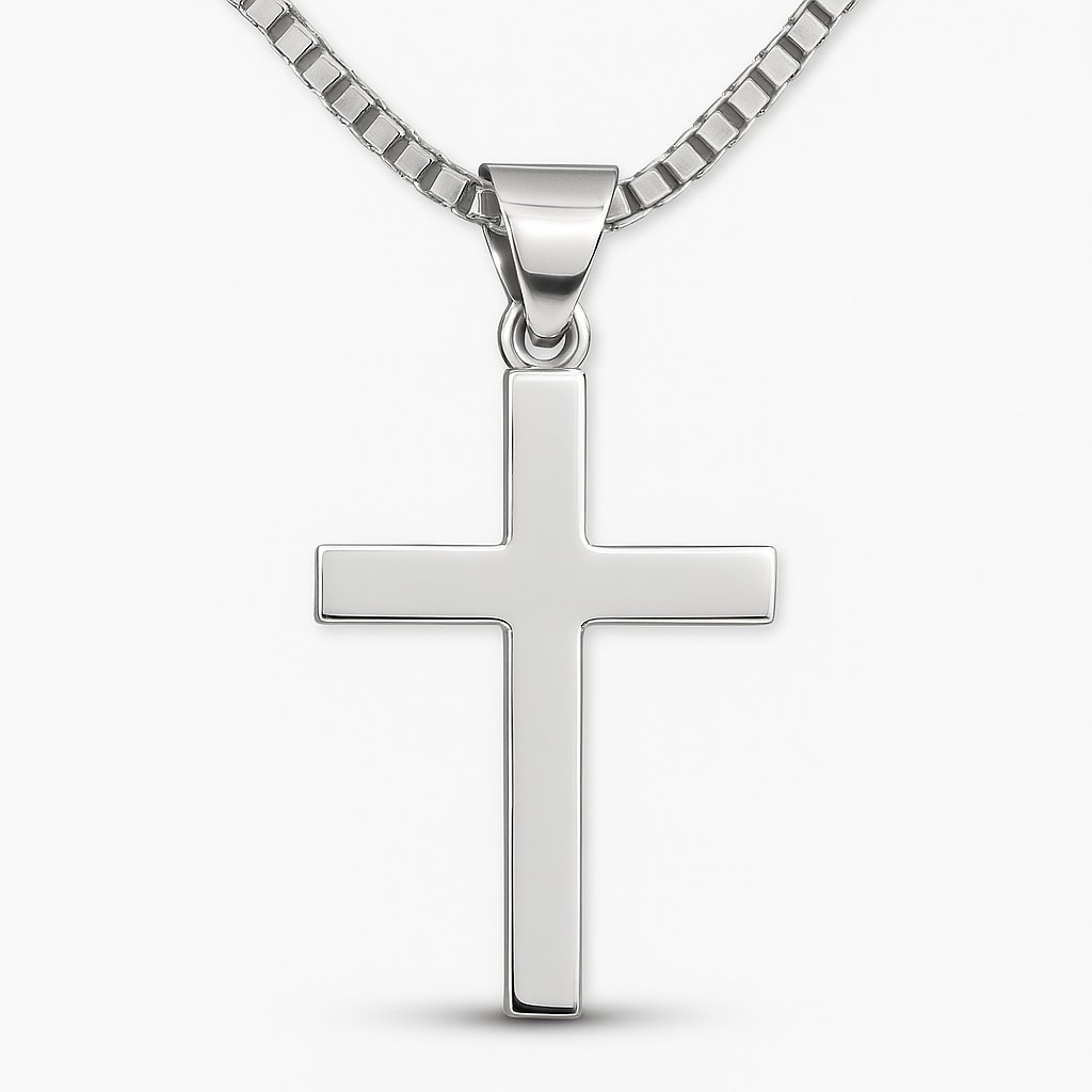 Massief Kruis Smal Witgoud