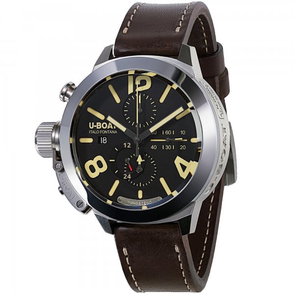 U-Boat Classico Tungsten Chrono Movelock Watch 8077
