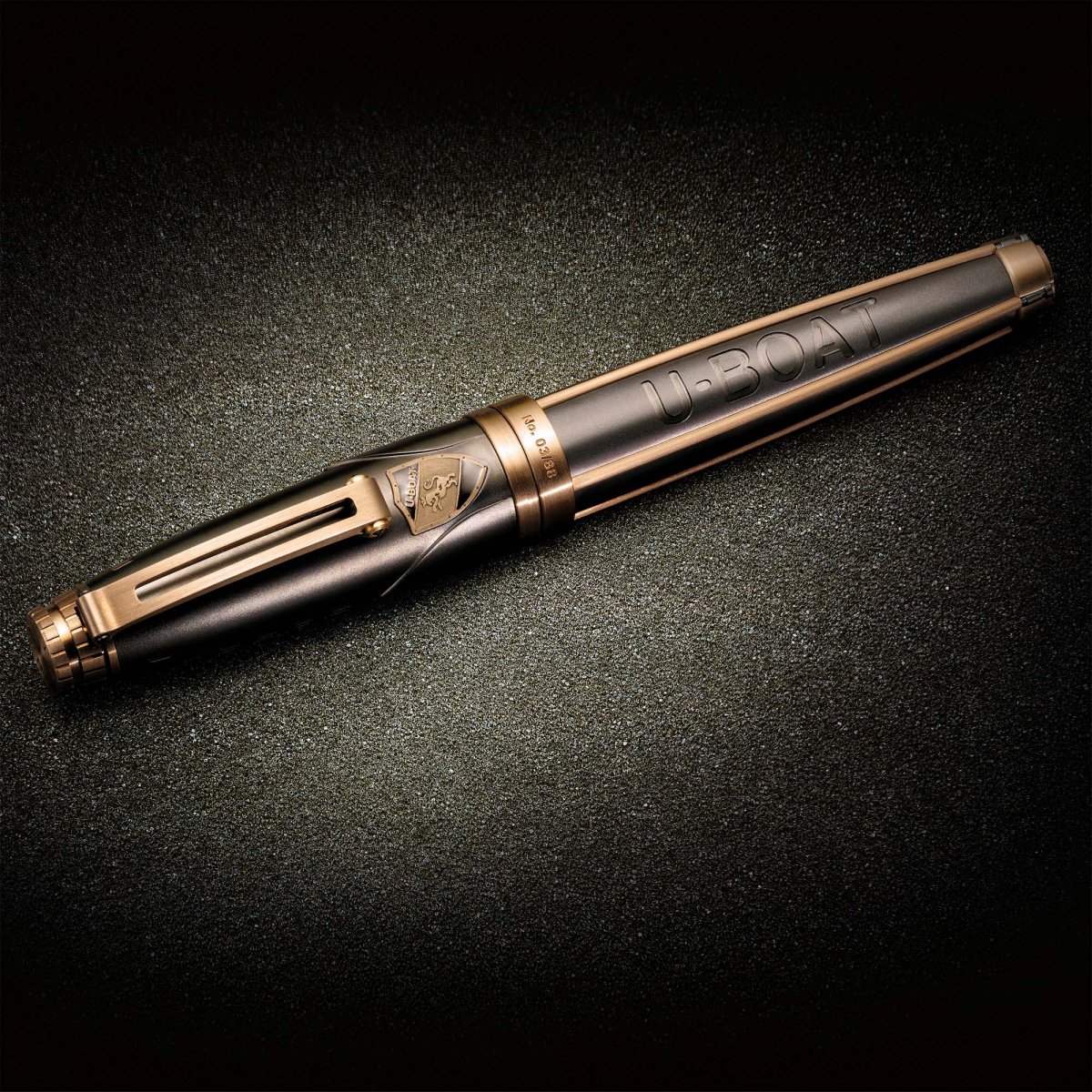 U-Boat Titanium Bronze Heraldic Shield 8097