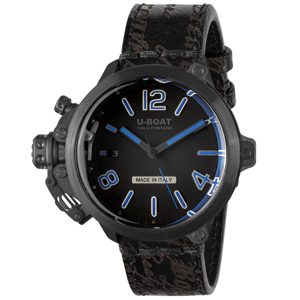 U-Boat Capsule horloge 45mm BK BL 8808