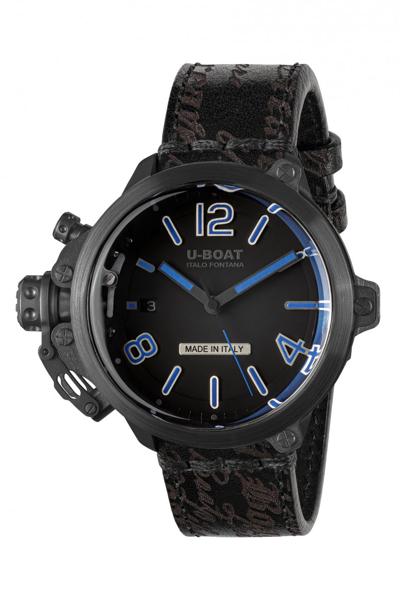 U-Boat Capsule horloge 45mm BK BL 8808