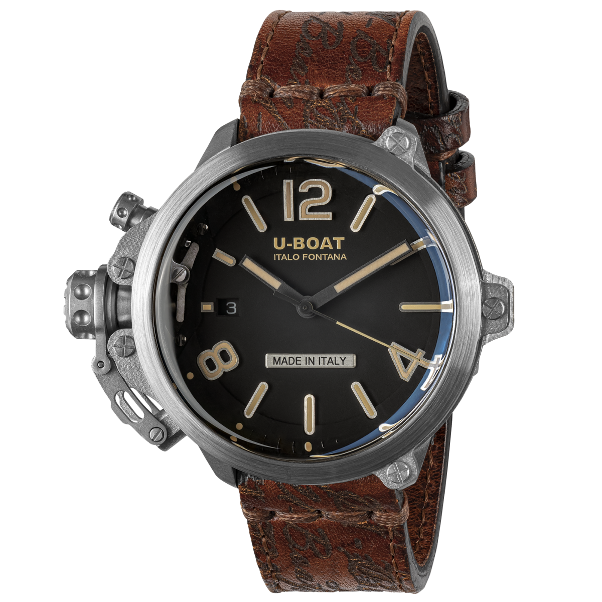 U-Boat Capsule horloge 45mm SS BK BE 8809