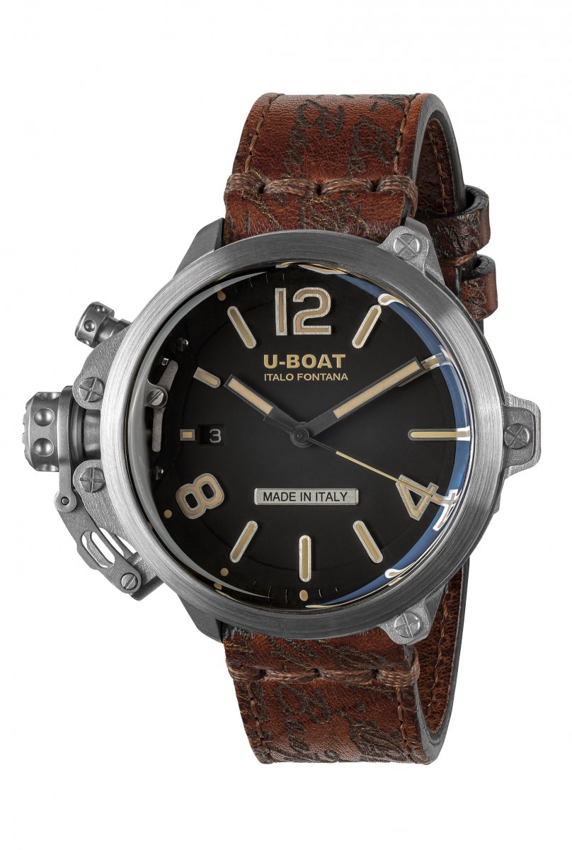 U-Boat Capsule horloge 45mm SS BK BE 8809