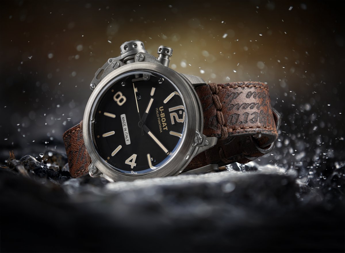 U-Boat Capsule horloge 45mm SS BK BE 8809