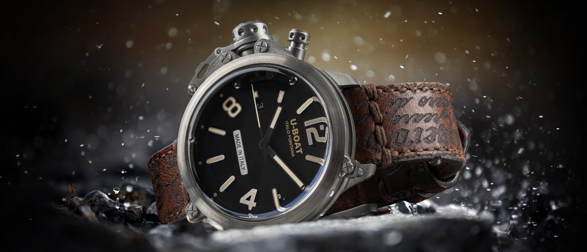 U-Boat Capsule horloge 45mm SS BK BE 8809