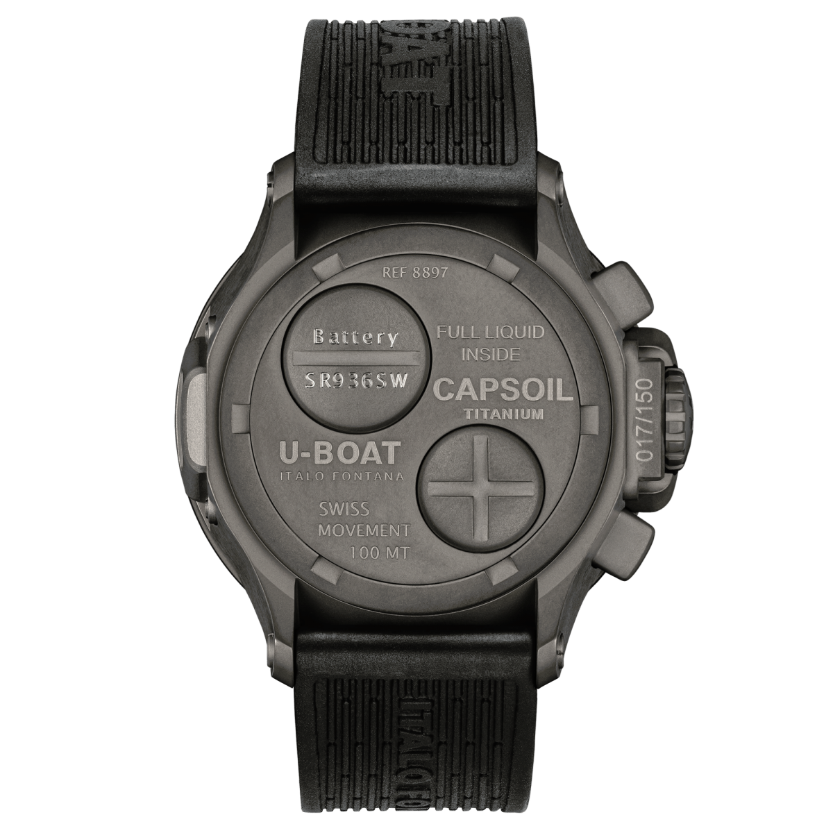 U-Boat Darkmoon Capsoil Chrono Titanio  8897