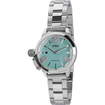 U-Boat Classico Lady 30mm Aquamarine 8900 