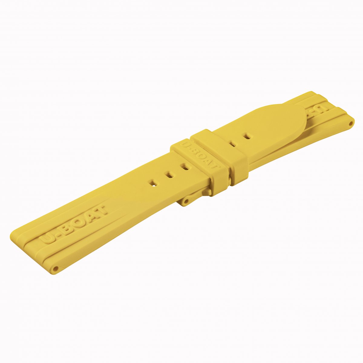U-Boat horlogeband 22/20 Siliconen Yellow 9539/Z