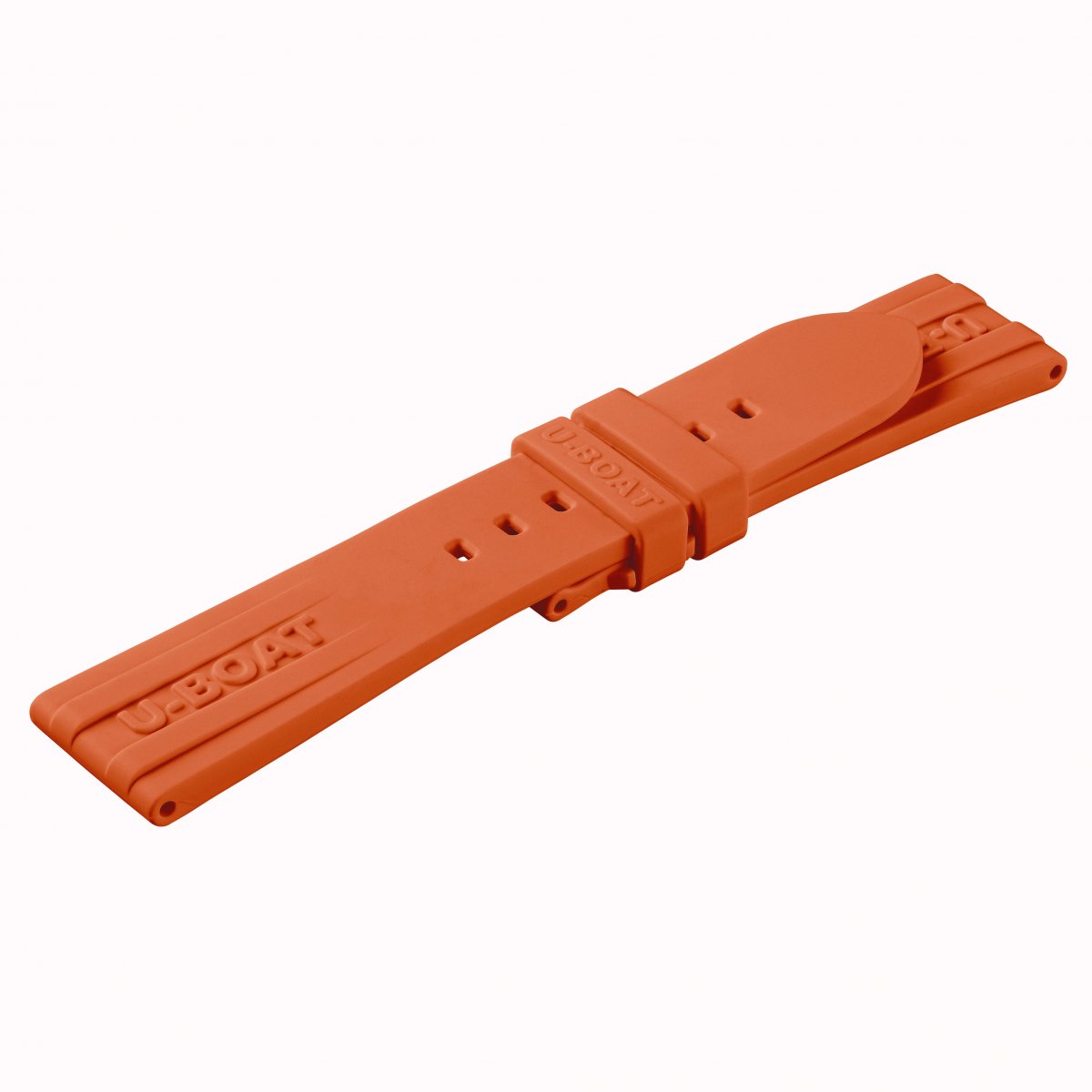 U-Boat horlogeband 22/20 Siliconen Orange 9535/Z