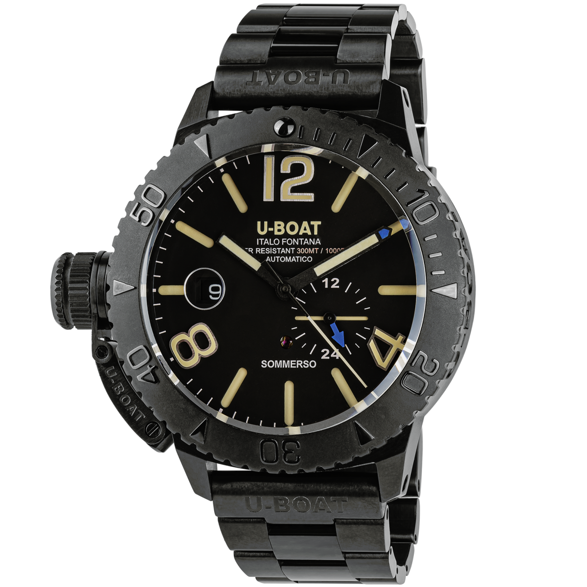 U-Boat Sommerso DLC Bracelet horloge 9015/MT