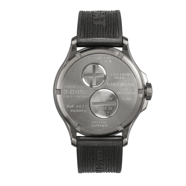 U-Boat Darkmoon 40 MM Blue SS Soleil Horloge 9021