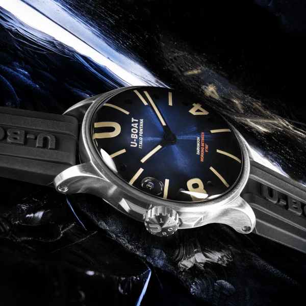 U-Boat Darkmoon 40 MM Blue SS Soleil Horloge 9021