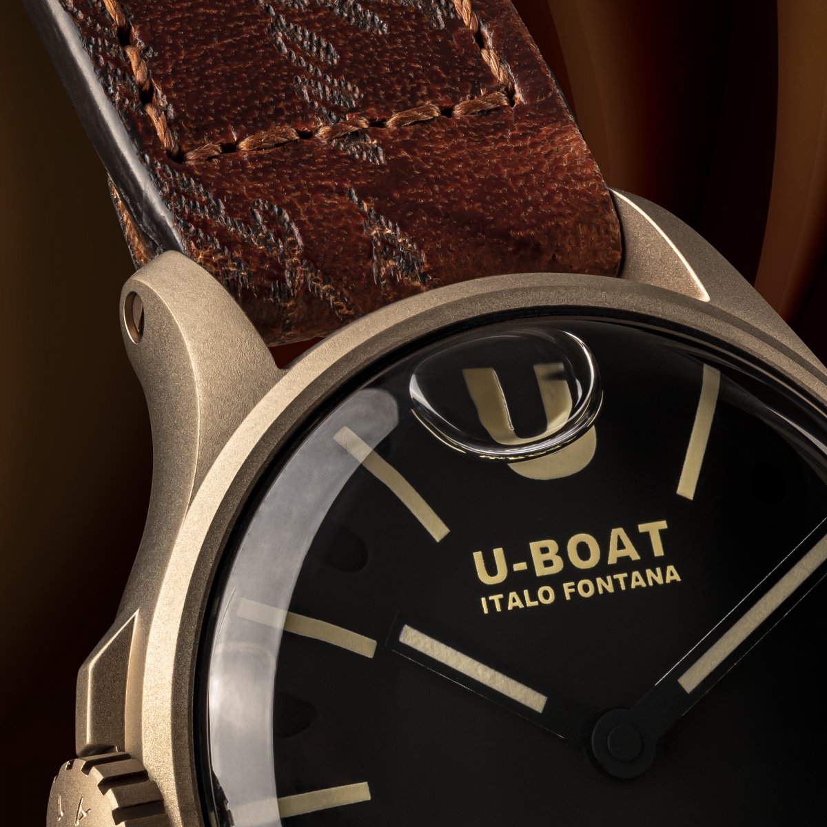 U-Boat Darkmoon 40 MM Black IP Bronze 9304