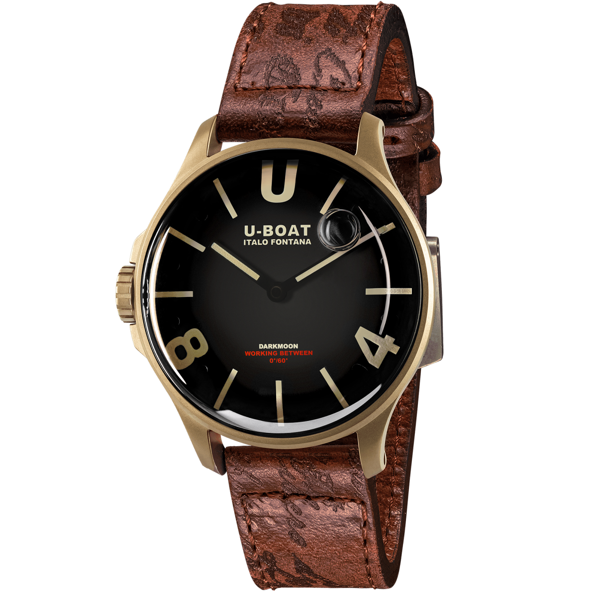 U-Boat Darkmoon 40 MM Black IP Bronze 9304