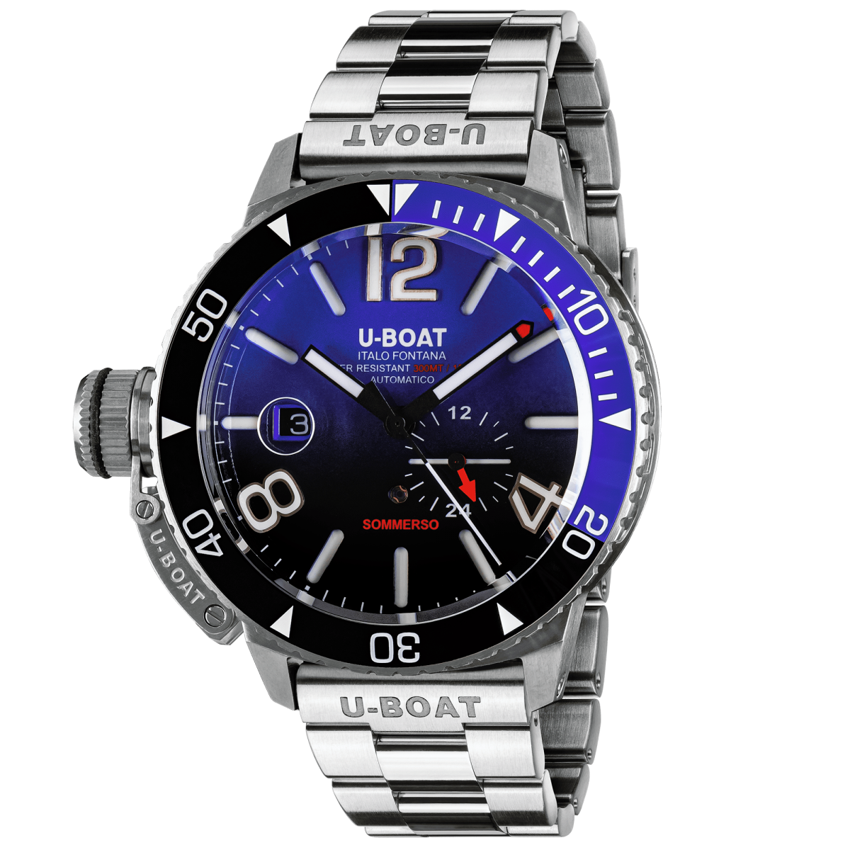 U-Boat Sommerso Ceremic Blue/MT Horloge 9519/MT