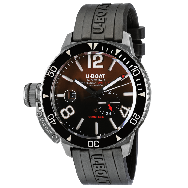 U-Boat Sommerso Ceremic Bordeaux horloge 9521