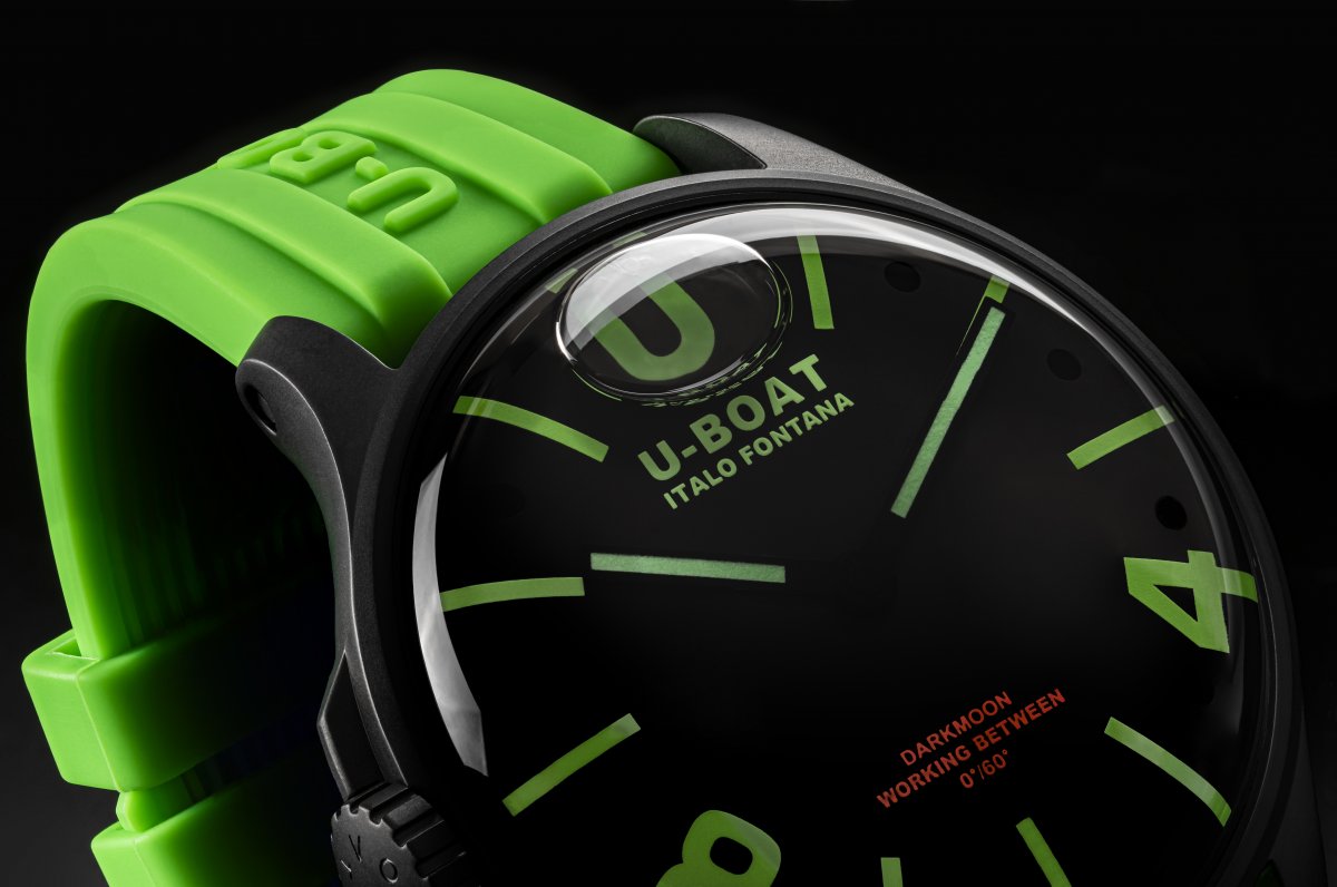U-Boat Darkmoon 44MM BK Green PVD horloge 9534