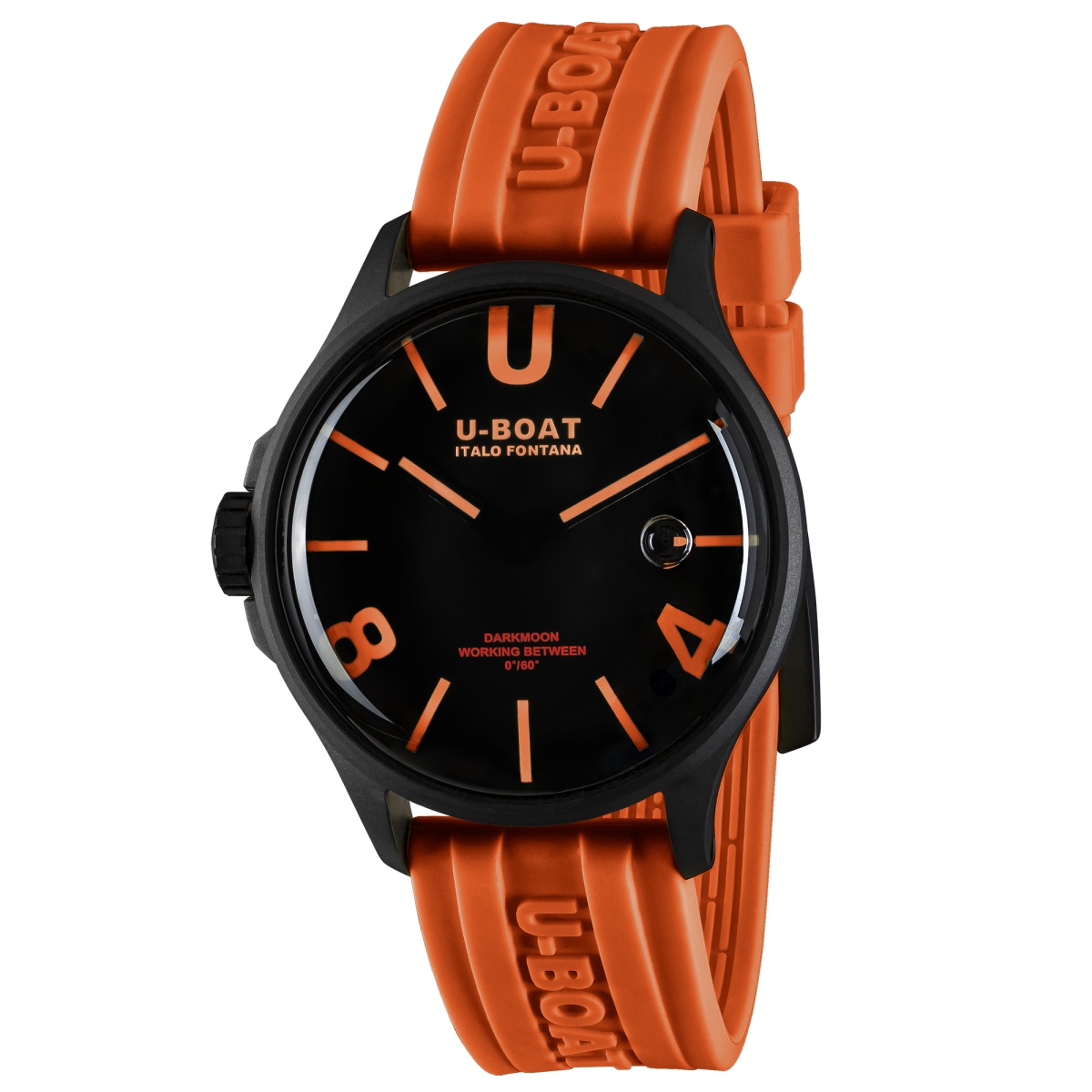 U-Boat Darkmoon 44MM BK Orange PVD horloge 9538