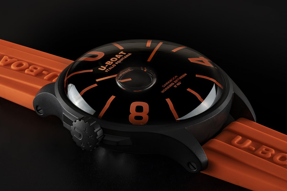 U-Boat Darkmoon 44MM BK Orange PVD horloge 9538