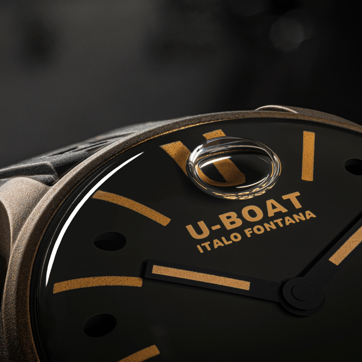 U-Boat Darkmoon 40MM BK Brown Vintage watch 9549