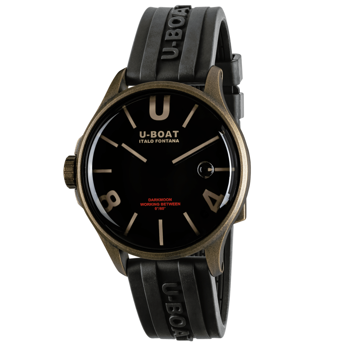 U-Boat Darkmoon 40MM BK Brown Vintage watch 9549