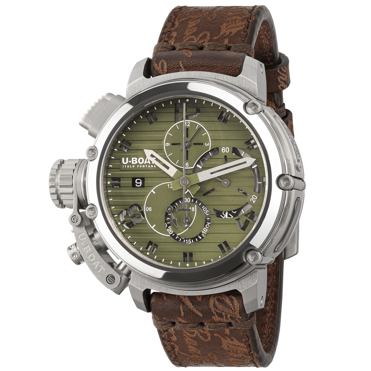 U-Boat Chimera 46mm Chrono SS Verde 9591