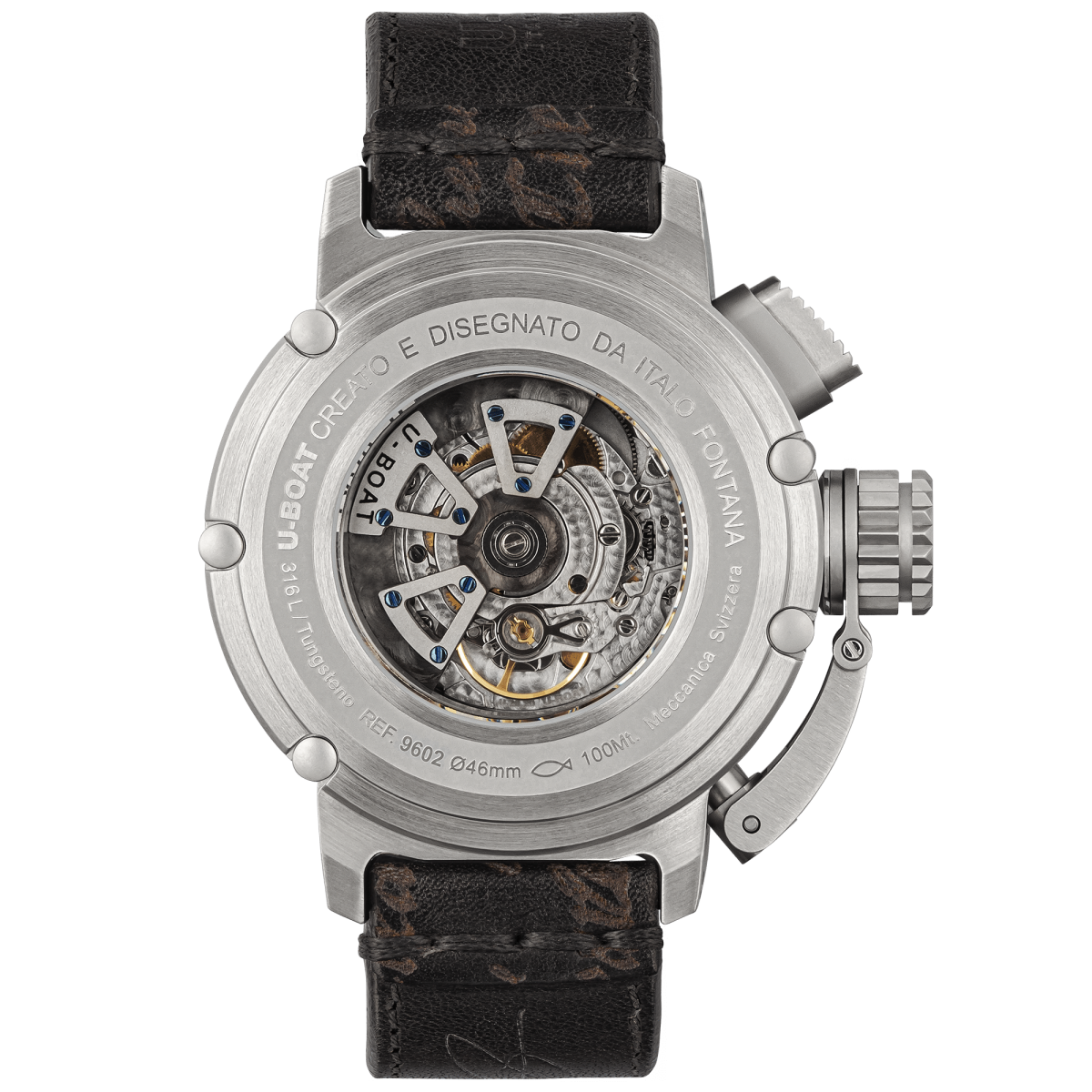 U-Boat Chimera 46mm SS Blu horloge 9602