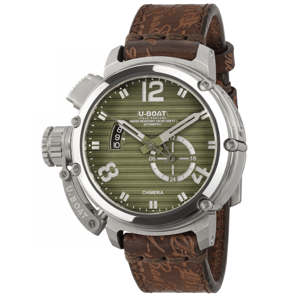 U-Boat Chimera 46mm SS Verde watch 9604