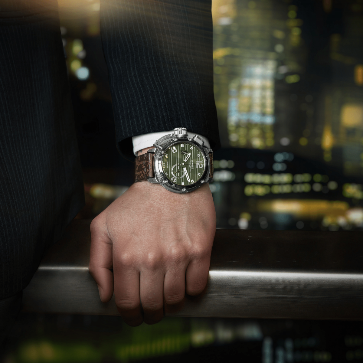 U-Boat Chimera 46mm SS Verde horloge 9604