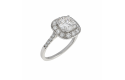 Labgrown Cushion Halo Ring 21-1.83crt