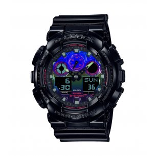 G-Shock Classic Style GA-100RGB-1AER Virtual Rainbow watch