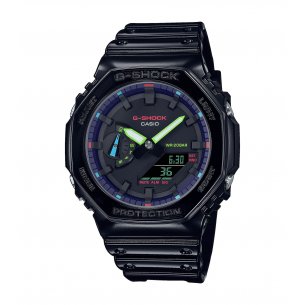 G-Shock Classic Style GA-2100RGB-1AER Virtual Rainbow horloge