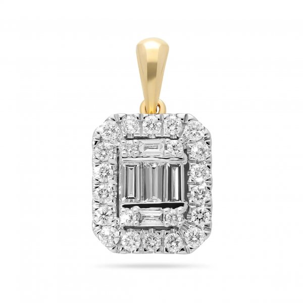 Baguette Halo Hanger 27-0.40crt