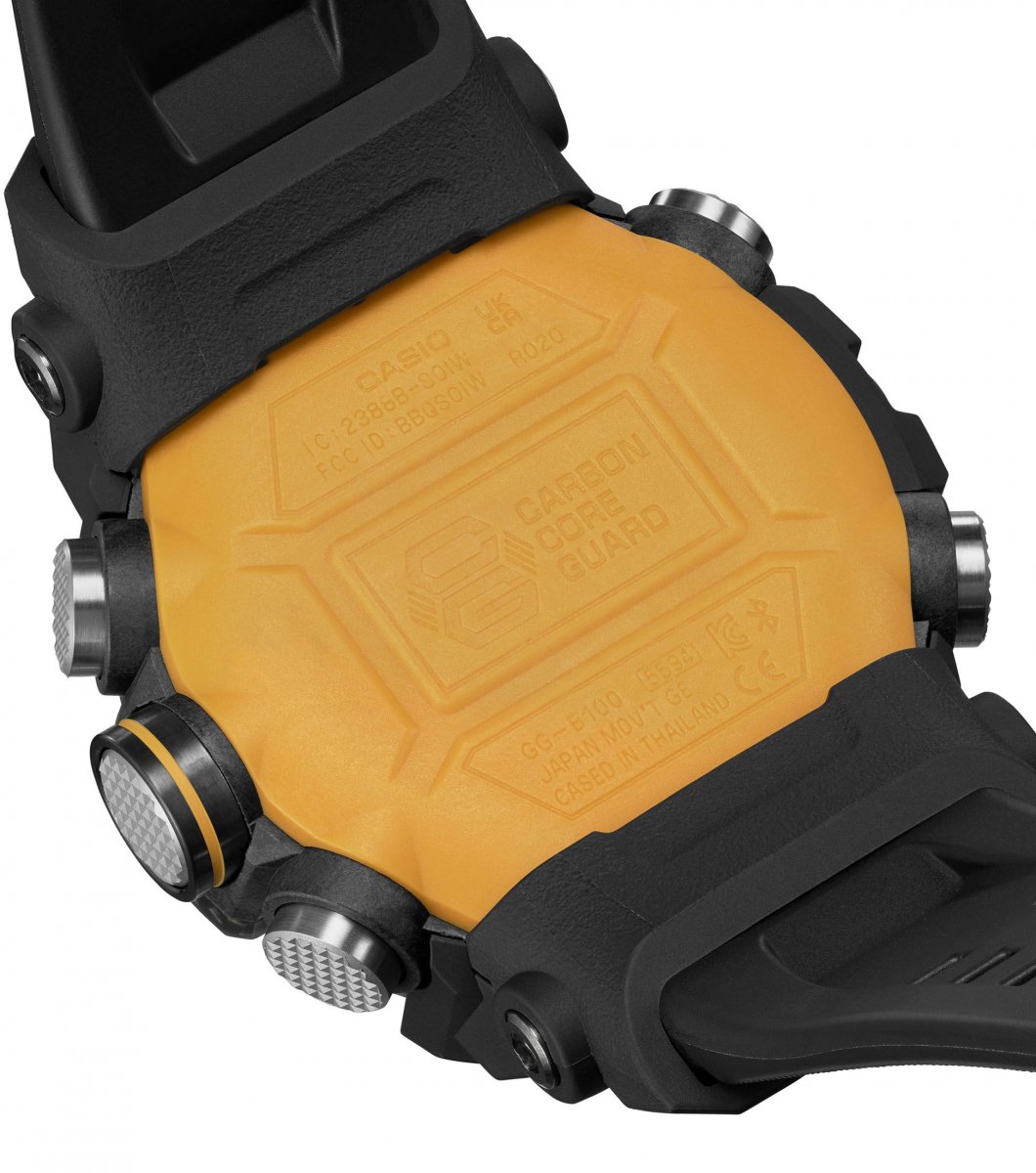 G-Shock Mudmaster Yellow Accent Watch GG-B100Y-1AER