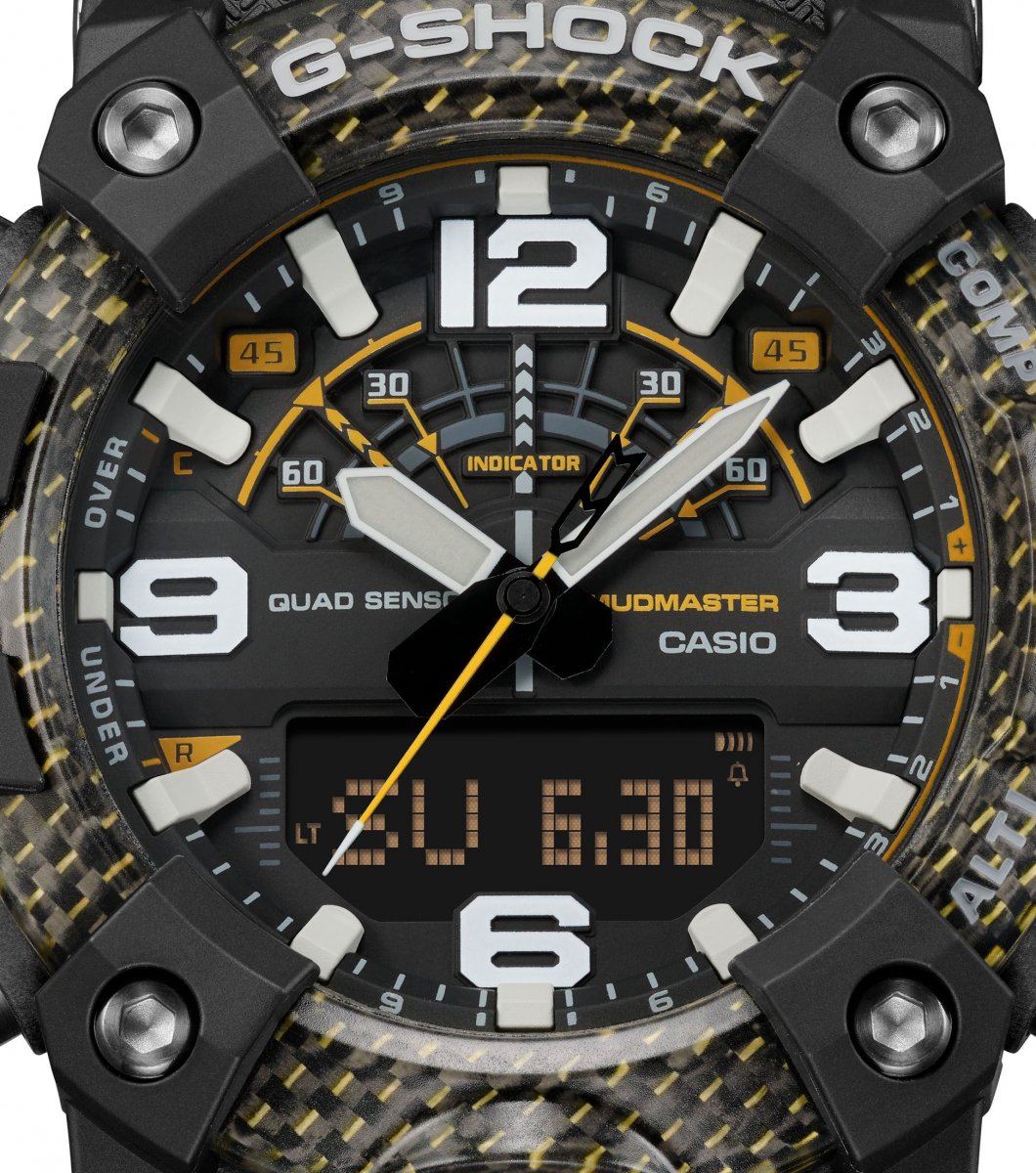 G-Shock Mudmaster Yellow Accent Watch GG-B100Y-1AER