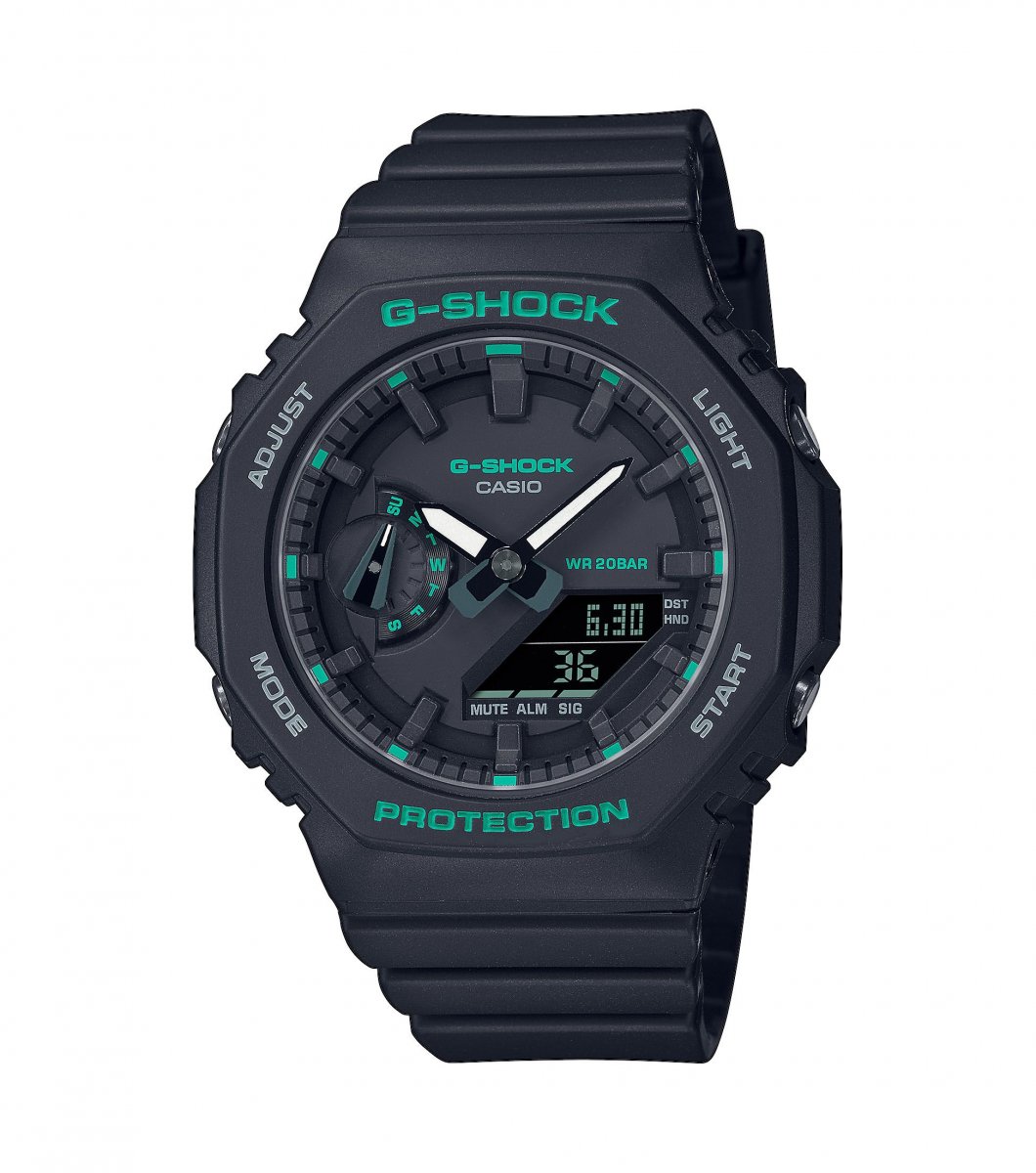 G-Shock G-MS GMA-S2100GA-1AER Green Accent Colors watch